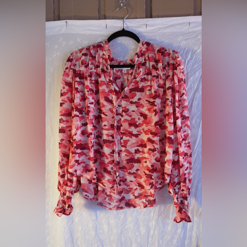 COPY - Floral Pink Blouse